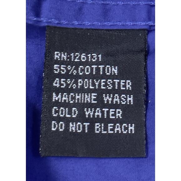 Ace of Diamond Shirt Mens XXL Blue Gold Pearl Snap Rockabilly Horseshoes USA - Picture 6 of 8